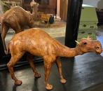 Vintage kameel leder, dromedaris leer en papier mache, Gebruikt, Ophalen of Verzenden, Baambrugge, Info@babuschka.nl