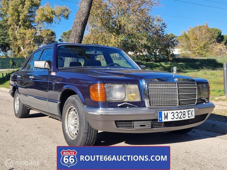 Mercedes-Benz 380SE | 1981 | Route 66 Auctions, Auto's, Oldtimers, Bedrijf, Te koop, Mercedes-Benz, Benzine, Overige carrosserieën
