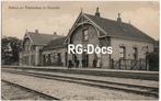Ansichtkaart  Briefkaart Trein Station Postkantoor Nijverdal, Verzamelen, Verzenden, Voor 1920, Ongelopen, Overijssel
