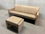 Jori So Good 2,5 zits bank Leer Design Poef, Ophalen of Verzenden, Zo goed als nieuw, 75 tot 100 cm, Leer