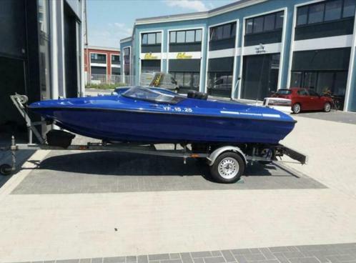Speedboot, motorboot met stuur, Shakespeare Clubman, blauw, Watersport en Boten, Speedboten, Gebruikt, 3 tot 6 meter, Benzine