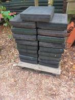 19 Rubber tegels. 29x29x8 cm, Ophalen, Gebruikt, Overige typen, Rubber