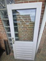 *** keukendeur/buitendeur hardhout ***, Doe-het-zelf en Verbouw, Deuren en Horren, Ophalen, Gebruikt, 80 tot 100 cm, Minder dan 200 cm