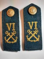 Duitse Kriegsmarine schouderstukken kust artillerie, Verzamelen, Militaria | Tweede Wereldoorlog, Embleem of Badge, Duitsland