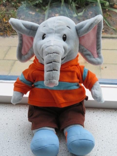Olifant Rupert Bear Express Newspapers 2007 meet ca 34 cm, Ophalen of Verzenden, Zo goed als nieuw, Olifant