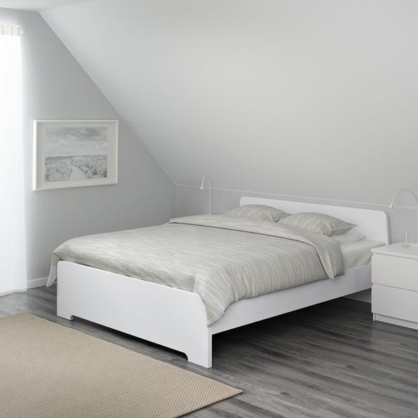 IKEA Askvoll bed 160x200 - Gedemonteerd, Huis en Inrichting, Slaapkamer | Bedden, Ophalen