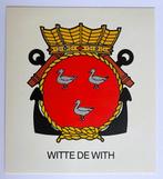 Hr.Ms. Witte de With [F813] - oude sticker - 1980's, Ophalen of Verzenden, Marine, Nederland, Overige typen