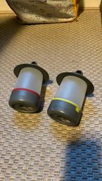 2 lampjes op 4x aa batterij, Tuin en Terras, Buitenverlichting, Kunststof, Minder dan 50 watt, Ophalen of Verzenden, Netvoeding