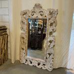 Barok Spiegel - Houten lijst wit - 165 x 100 cm - TTM Wonen