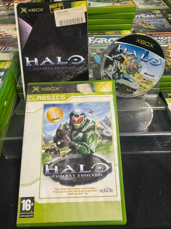 Halo Combat Evolved - Xbox Klassieker!, Spelcomputers en Games, Games | Xbox Original, Gebruikt, Shooter, 1 speler, Vanaf 16 jaar
