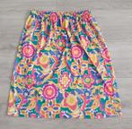 Kleurige rok met elastische tailleband maat XL, Overige kleuren, Maat 46/48 (XL) of groter, Ophalen of Verzenden, Zo goed als nieuw