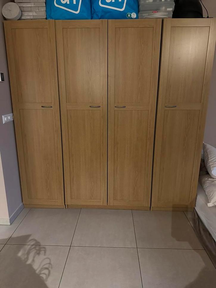 Set Ikea Pax Kasten, 2 enkel, 1 dubbel deel - Nette staat, Huis en Inrichting, Kasten | Kledingkasten, Gebruikt, Ophalen