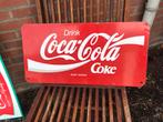Drink Coca-Cola oud reclamebord, Ophalen of Verzenden, Gebruikt, Reclamebord