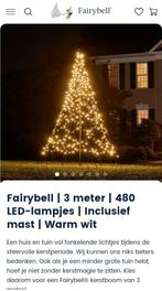 'FAIRYBELL' KERSTBOOM/ 3 METER/ 480 LED'S/ MET DEELBARE MAST, Diversen, Ophalen of Verzenden, Zo goed als nieuw