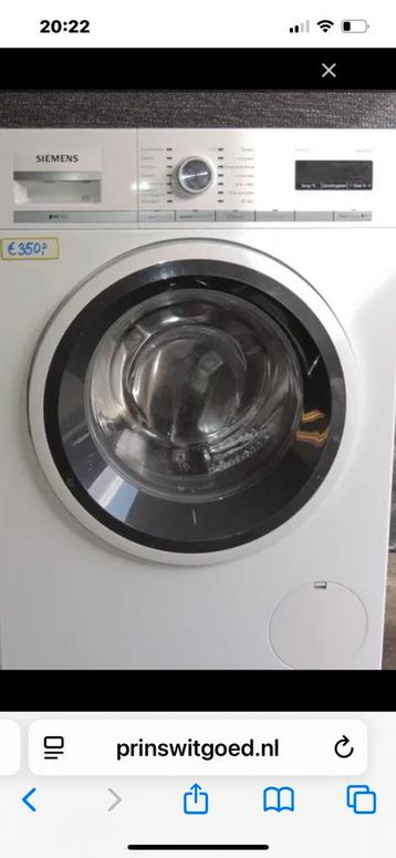 Siemens IQ700 9kg wasmachine met 6mnd garantie beschikbaar voor biedingen