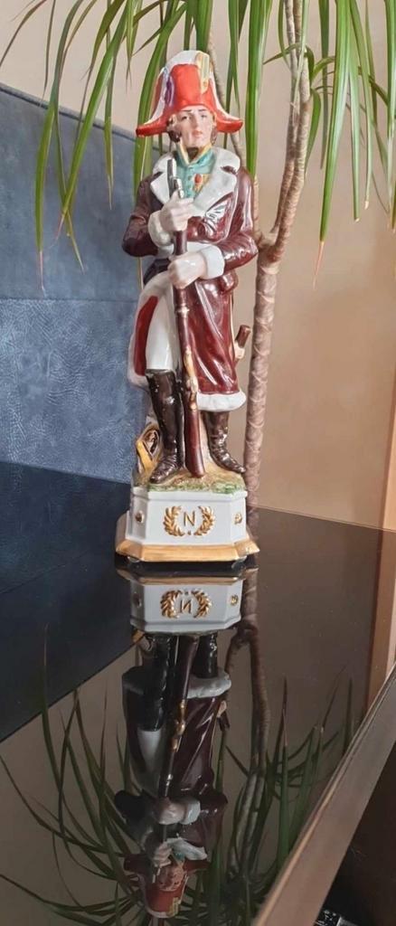 Antieke Napoleon Beeld met Expressieve Gelaatstrekken., Antiek en Kunst, Curiosa en Brocante, Verzenden