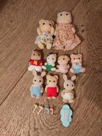9 Sylvanian families poppetjes met xylofoon en flesjes., Verzamelen, Poppetjes en Figuurtjes, Ophalen of Verzenden, Zo goed als nieuw