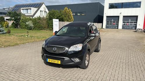 SsangYong Korando 2.0 XDI Sapphire HR Automaat Airco Zwart 2, Auto's, Bestelauto's, Particulier, Te koop, 4x4, ABS, Airbags, Airconditioning