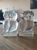 Boekensteunen glazen uilen, Antiek en Kunst, Ophalen of Verzenden