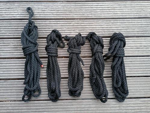 5 x Landvast 12 mm 8 & 12 meter., Watersport en Boten, Bootonderdelen, Zo goed als nieuw, Ankeren en Afmeren, Zeilboot of Motorboot