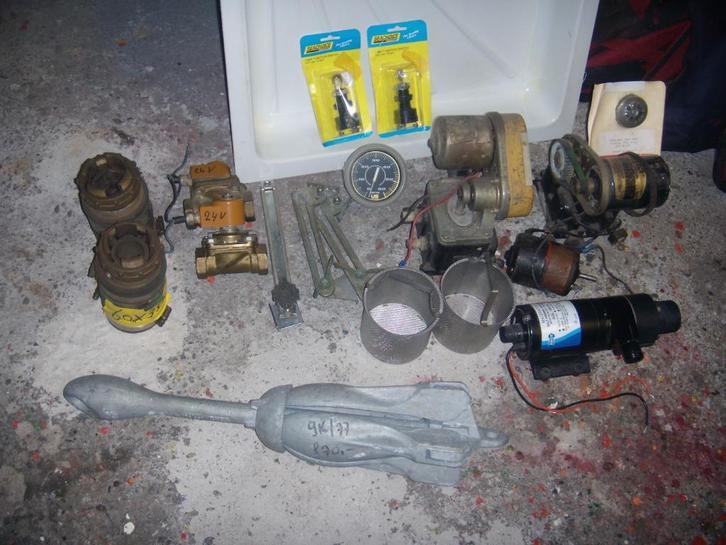 Diverse boot onderdelen, Watersport en Boten, Bootonderdelen, Gebruikt, Motor en Techniek, Zeilboot of Motorboot, Ophalen