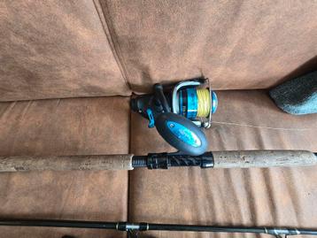 Blackcat spinhengel met finnor baitrunner  beschikbaar voor biedingen