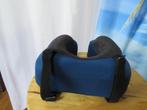 cabeau zwart dik hoog nek kussen memory foam travel pillow, Ophalen of Verzenden, Gebruikt, Blauw, Overige vormen