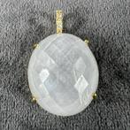 Gouden Hanger | 14k | 17,45g | maansteen | 388029, Sieraden, Tassen en Uiterlijk, Overige voorstellingen, Ophalen of Verzenden