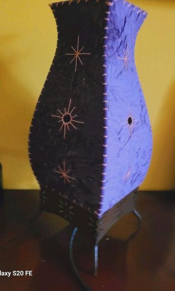 Retro Marokkaanse  velours fluwelen lamp. Als nieuw beschikbaar voor biedingen