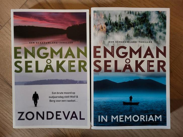 2 Boeken Engman Selåker - Scandinavische Thrillers, Boeken, Thrillers, Ophalen of Verzenden