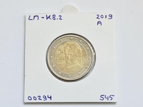 2-euromunt Oostenrijk (A) 2019 Koers LN-K8.2, Postzegels en Munten, Munten | Europa | Euromunten, Losse munt, 2 euro, Oostenrijk