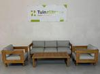 Hartman Kian 4-delige Loungeset, 5 zitplaatsen, Hartman, Hardhout, Nieuw
