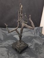 Bronzen beeld- dansend paar, Antiek en Kunst, Ophalen of Verzenden