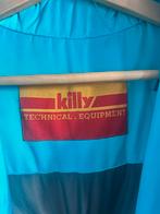 Vintage Killy Ski-jas Turquoise Maat 38, Ophalen of Verzenden, Zo goed als nieuw, Maat 38/40 (M), Overige kleuren