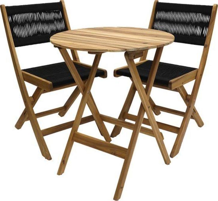 3 delige SENS-LINE LANZAROTE BISTRO SET FSC 100% 80,00 euro, Tuin en Terras, Tuinsets en Loungesets, Nieuw, Tuinset, Overige materialen