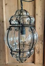 Venitiaanse stijl hanglamp mondgeblazen glas 40 cm, Huis en Inrichting, Lampen | Hanglampen, Ophalen of Verzenden, Zo goed als nieuw