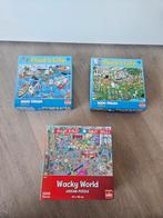 3 Puzzels - That's Life & Wacky World, Een of twee spelers, Ophalen of Verzenden, Zo goed als nieuw, Goliath