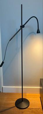 Leeslamp zwart, led, Huis en Inrichting, Lampen | Vloerlampen, 100 tot 150 cm, Ophalen of Verzenden, Metaal, Scandinavisch