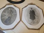 2 grote antieke bronzen fotolijsten met strik p/st 29.95, Heikant 21 Kaatsheuvel, Belle Vieille Brocante, Ophalen of Verzenden