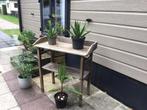 Pottafel., Tuin en Terras, Tuintafels, Ophalen, Gebruikt, Rechthoekig, Hout
