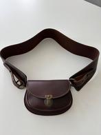 Schitterend nieuw bruin leder heuptasje, Ophalen of Verzenden, Zo goed als nieuw, Bruin, Leer