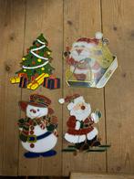 Vintage kerst raam ornamenten, Ophalen of Verzenden, Zo goed als nieuw