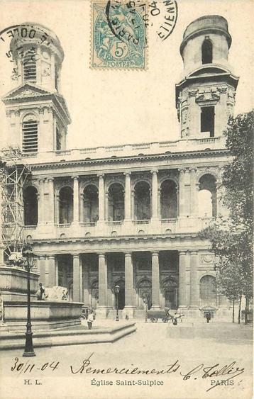(376-196-033) Paris Ã‰glise Saint-Sulpice beschikbaar voor biedingen
