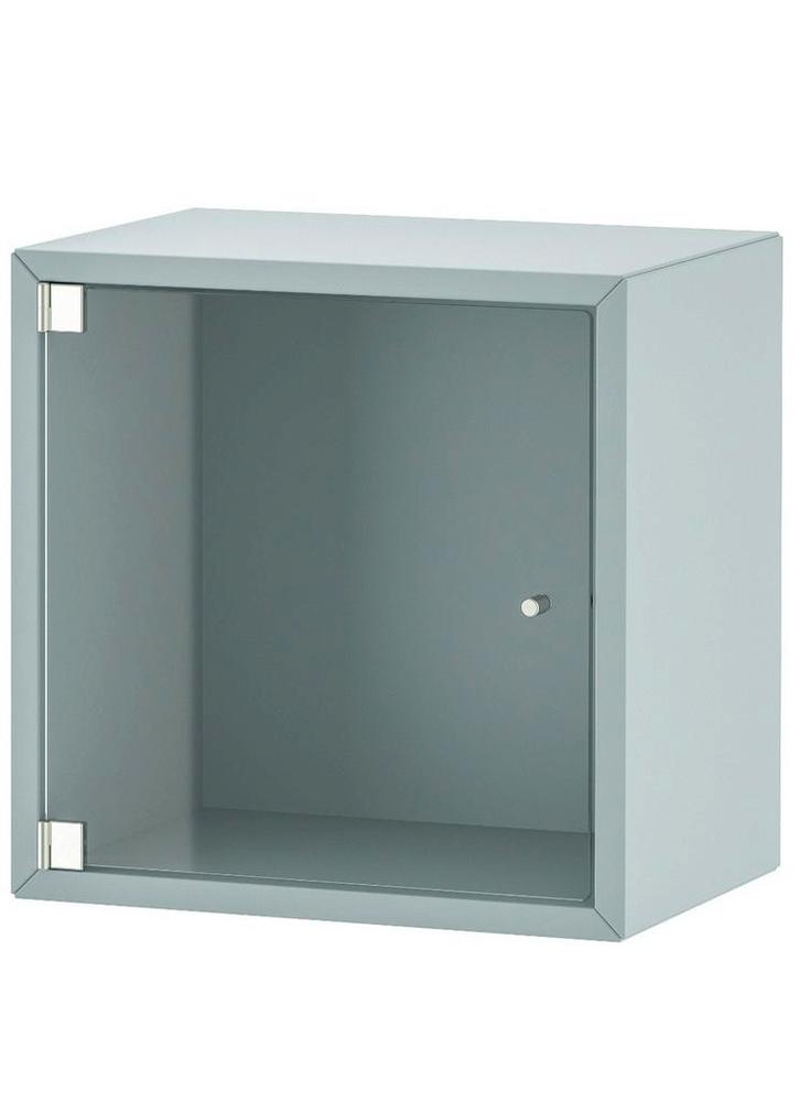 EKET ikea kastje blauw grijs / wall cabinet blue grey, Huis en Inrichting, Woonaccessoires | Wandplanken en Boekenplanken, Nieuw