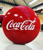 Emaille Coca-Cola button 90cm USA, Reclamebord, Ophalen of Verzenden, Zo goed als nieuw