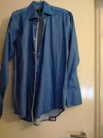 Als nieuw overhemd CIRCLE of GENTLEMEN jeans blauw 40 L, Halswijdte 39/40 (M), Zo goed als nieuw, CIRCLE OF GENTLEMEN, Verzenden