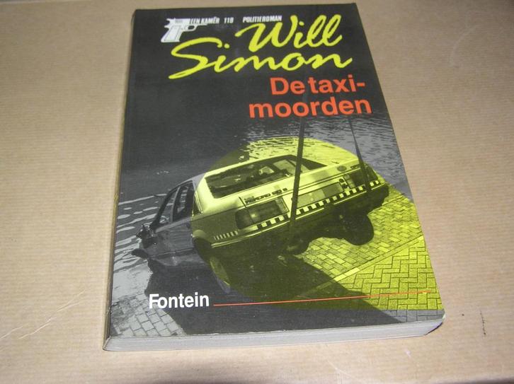 De Taximoorden - Will Simon, Boeken, Detectives, Zo goed als nieuw, Ophalen of Verzenden