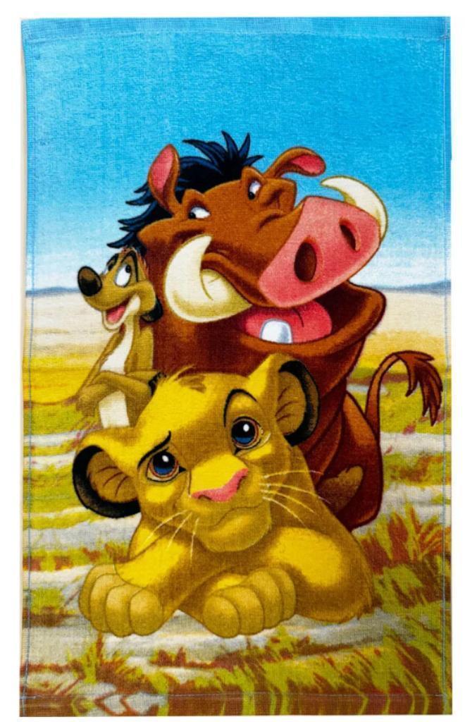 Lion King Handdoek / Gastendoekje - 30 x 50 cm - Disney, Kinderen en Baby's, Kindermode-accessoires, Nieuw, Ophalen of Verzenden