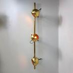 Sische Duitsland Wand/Plafondlamp met 3 Messing Bollen, Ophalen of Verzenden, Gebruikt, Metaal, Vintage