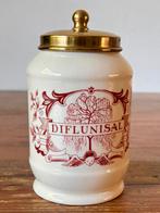 Apothekerspot / keukenpot  - Diflunisal - Goedewaagen, Antiek en Kunst, Antiek | Keramiek en Aardewerk, Ophalen of Verzenden
